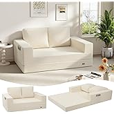 Futon Sofa Bed with Pillow