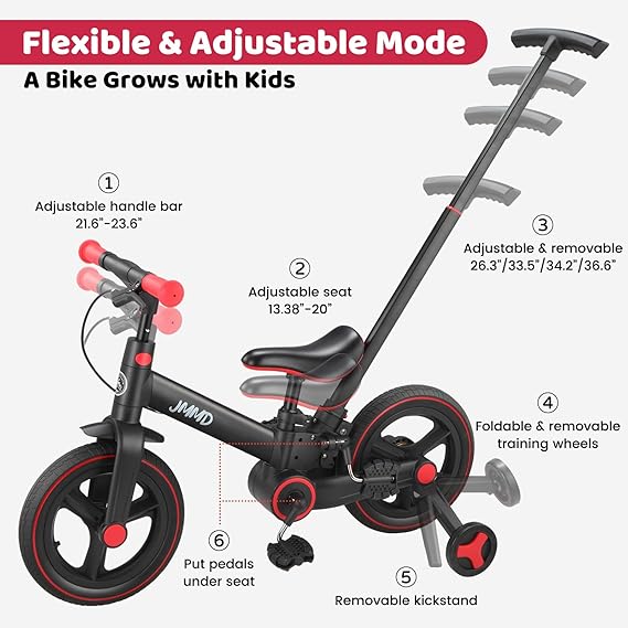 6 in 1 Toddler Bike