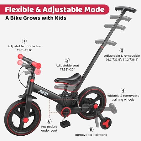 6 in 1 Toddler Bike