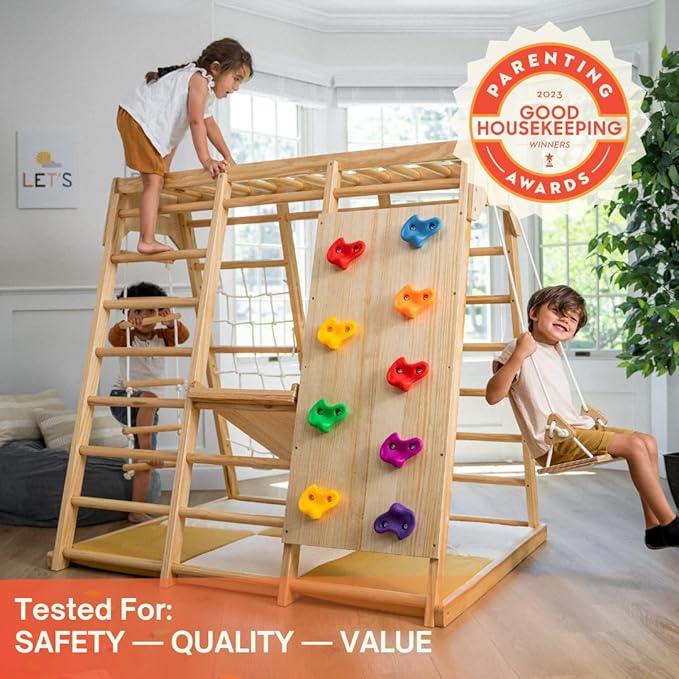 Indoor Playground 7-in-1 Jungle Gym