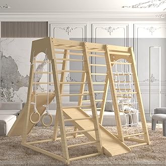 Indoor Playground 7-in-1 Jungle Gym