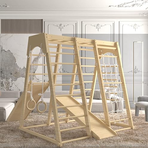 Indoor Playground 7-in-1 Jungle Gym