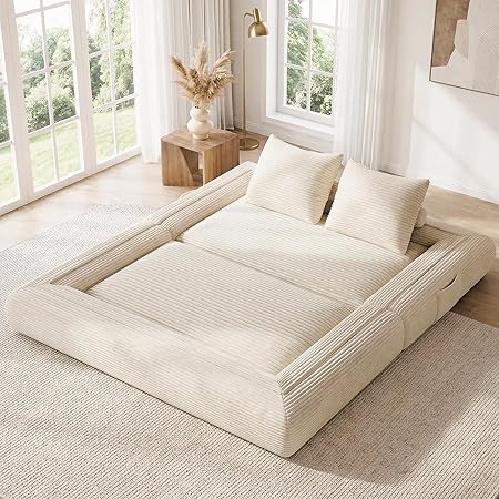4-in-1 Convertible Folding Sofa Bed