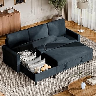 4-in-1 Convertible Folding Sofa Bed