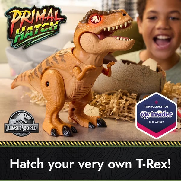 Jurassic World Primal Hatch Interactive Dino Action Figure
