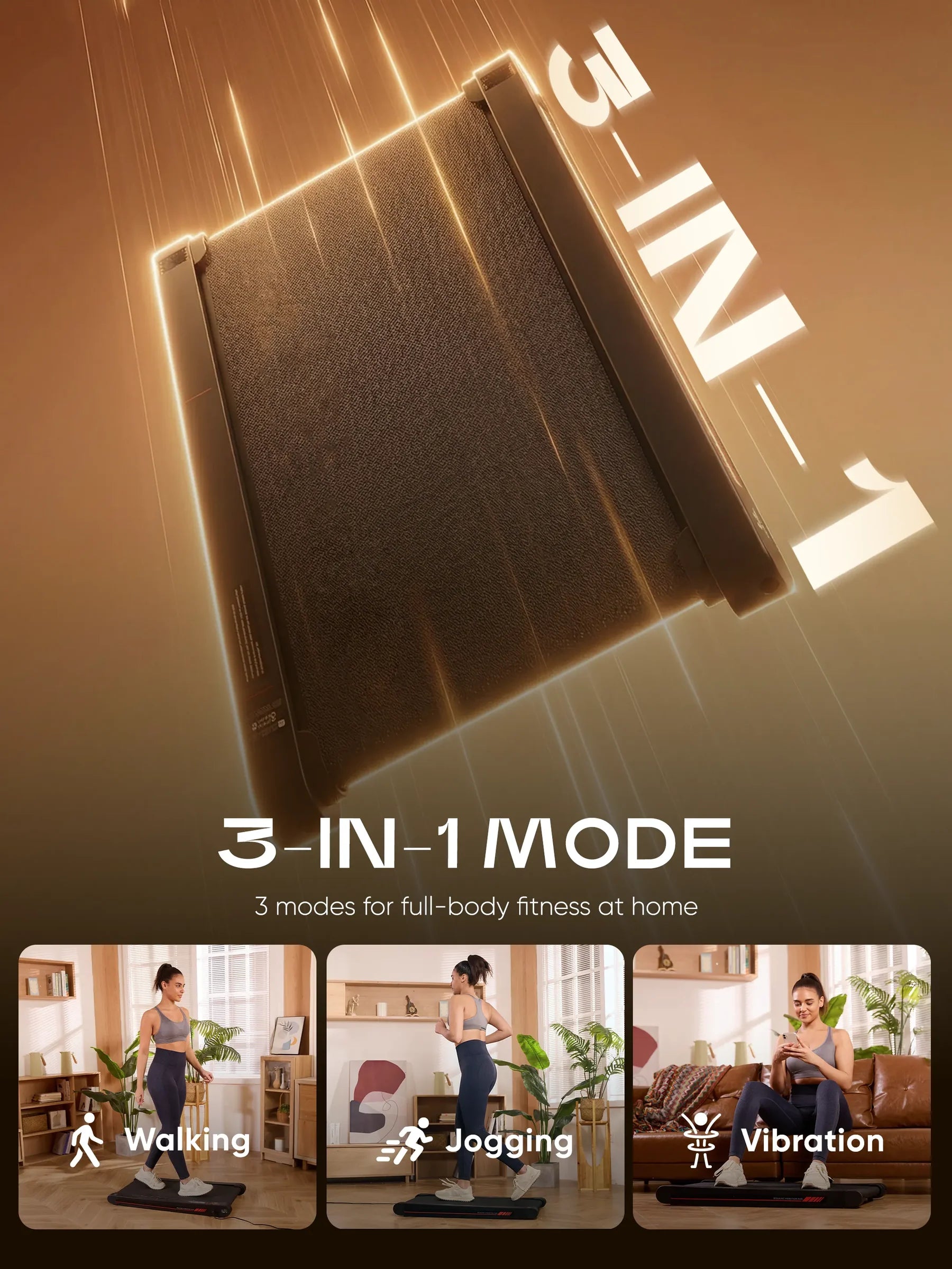 HOOMA© Walking Pad 2-1