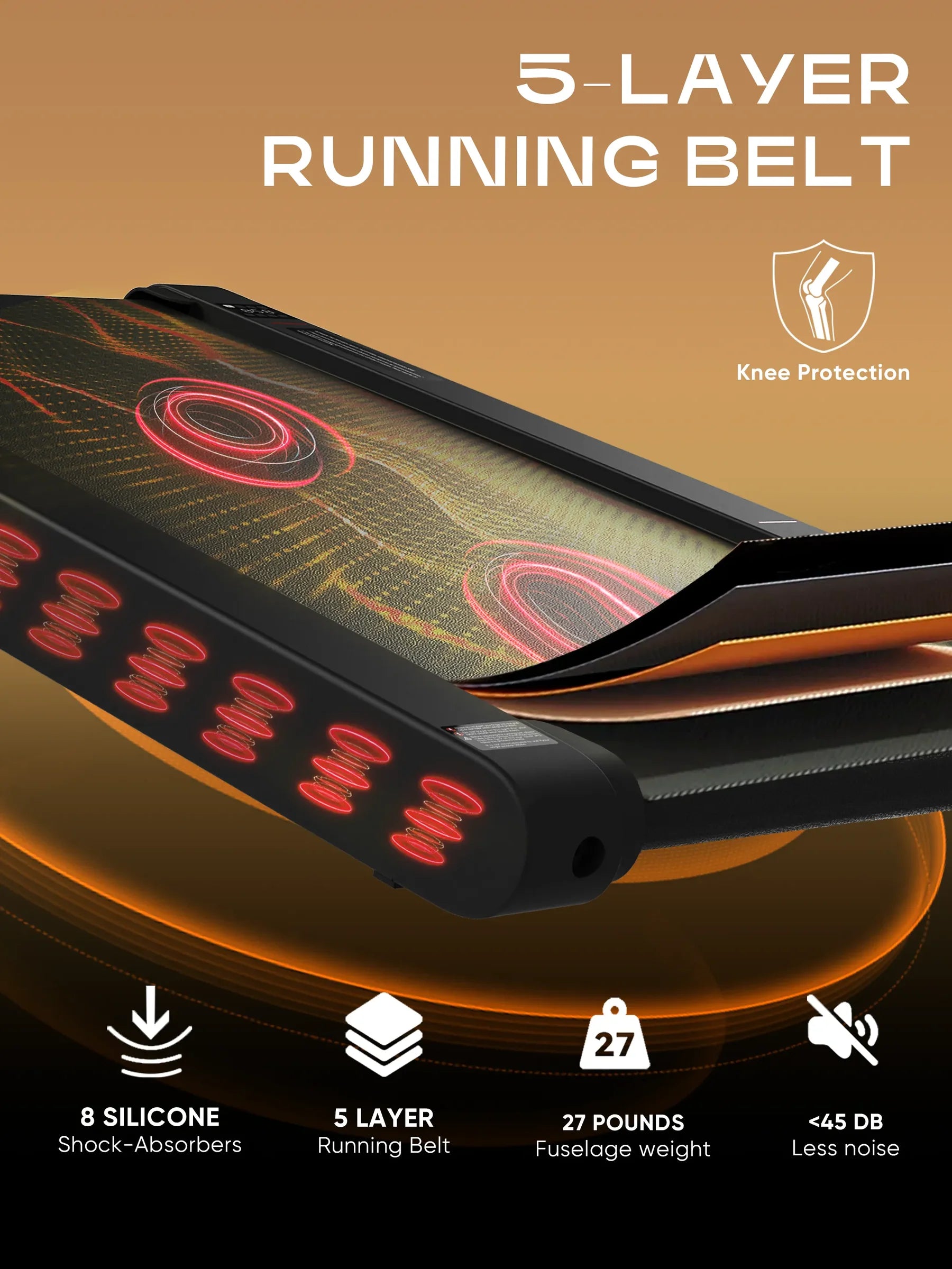 HOOMA© Walking Pad 2-1
