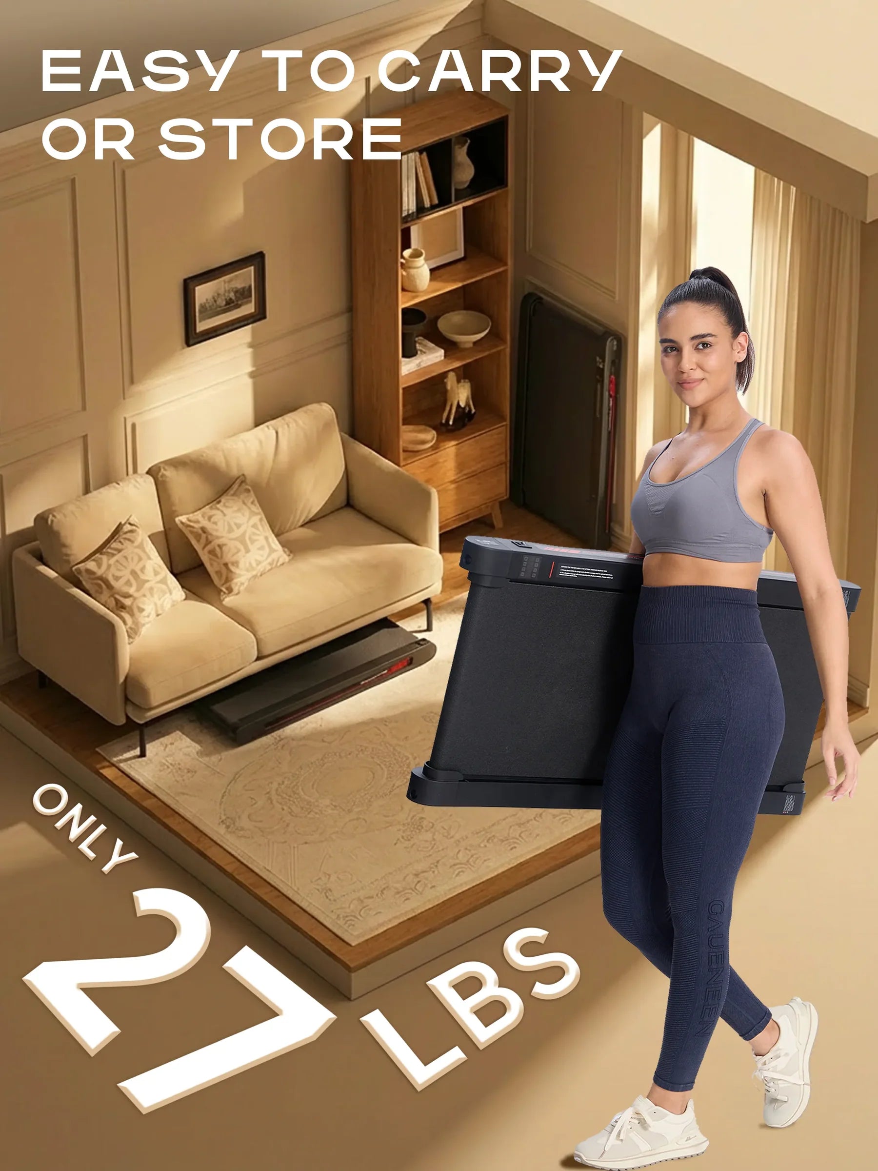 HOOMA© Walking Pad 2-1