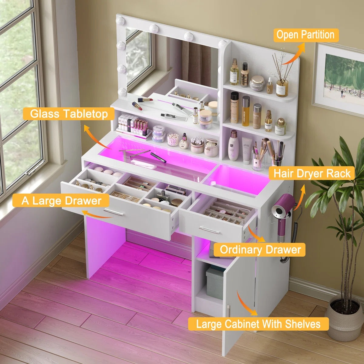 HOOMA© Vanity Desk