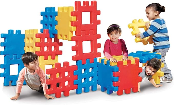 Little Tikes Big Waffle Block Set - 18 pieces