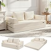 Futon Sofa Bed with Pillow