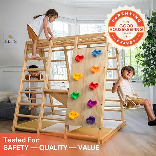 Indoor Playground 7-in-1 Jungle Gym