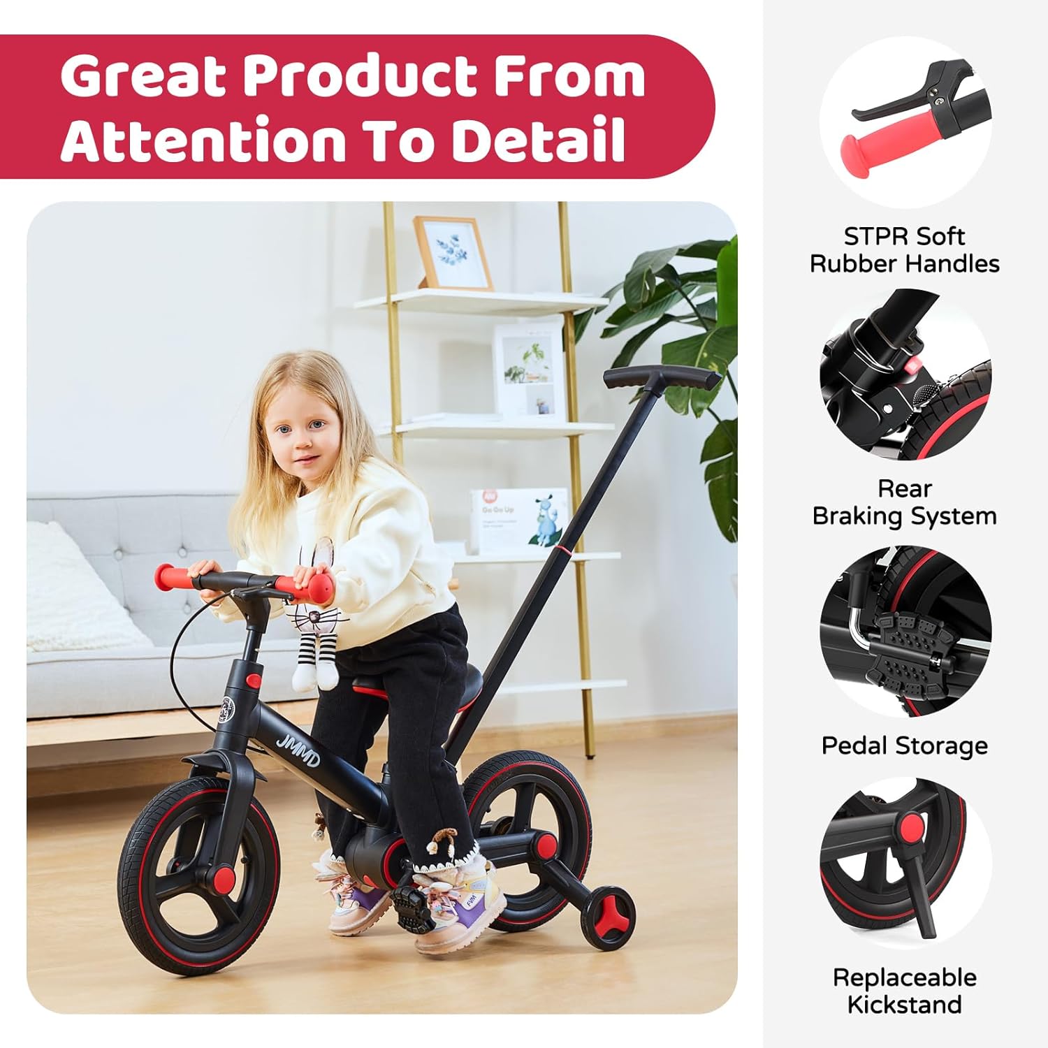 6 in 1 Toddler Bike