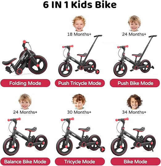 6 in 1 Toddler Bike