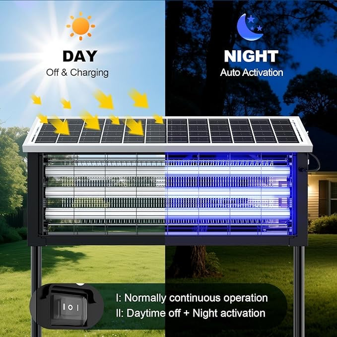 HOOMA© Solar Bug Zapper