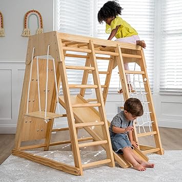 Indoor Playground 7-in-1 Jungle Gym