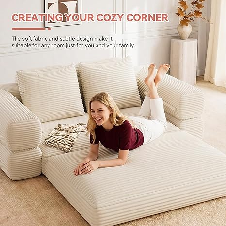 4-in-1 Convertible Folding Sofa Bed