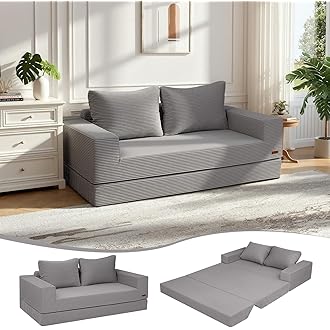 4-in-1 Convertible Folding Sofa Bed