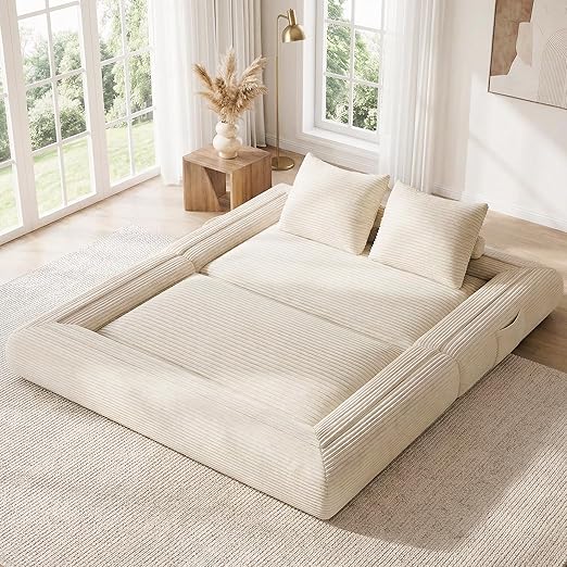 4-in-1 Convertible Folding Sofa Bed