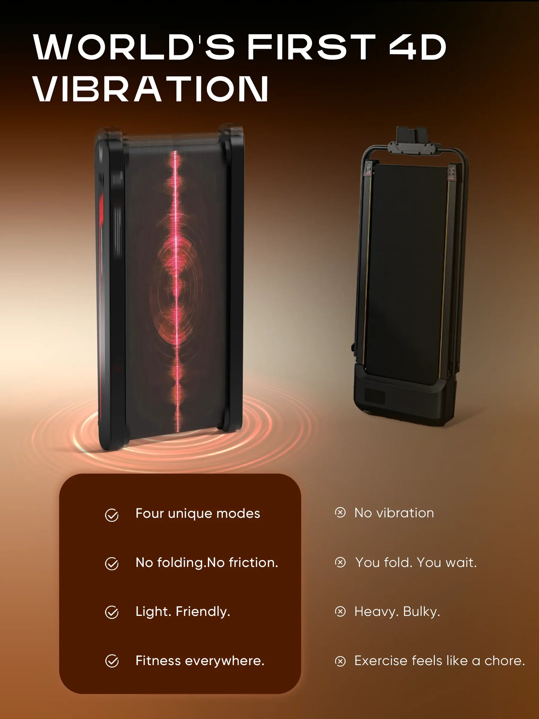 HOOMA© Walking Pad 2-1